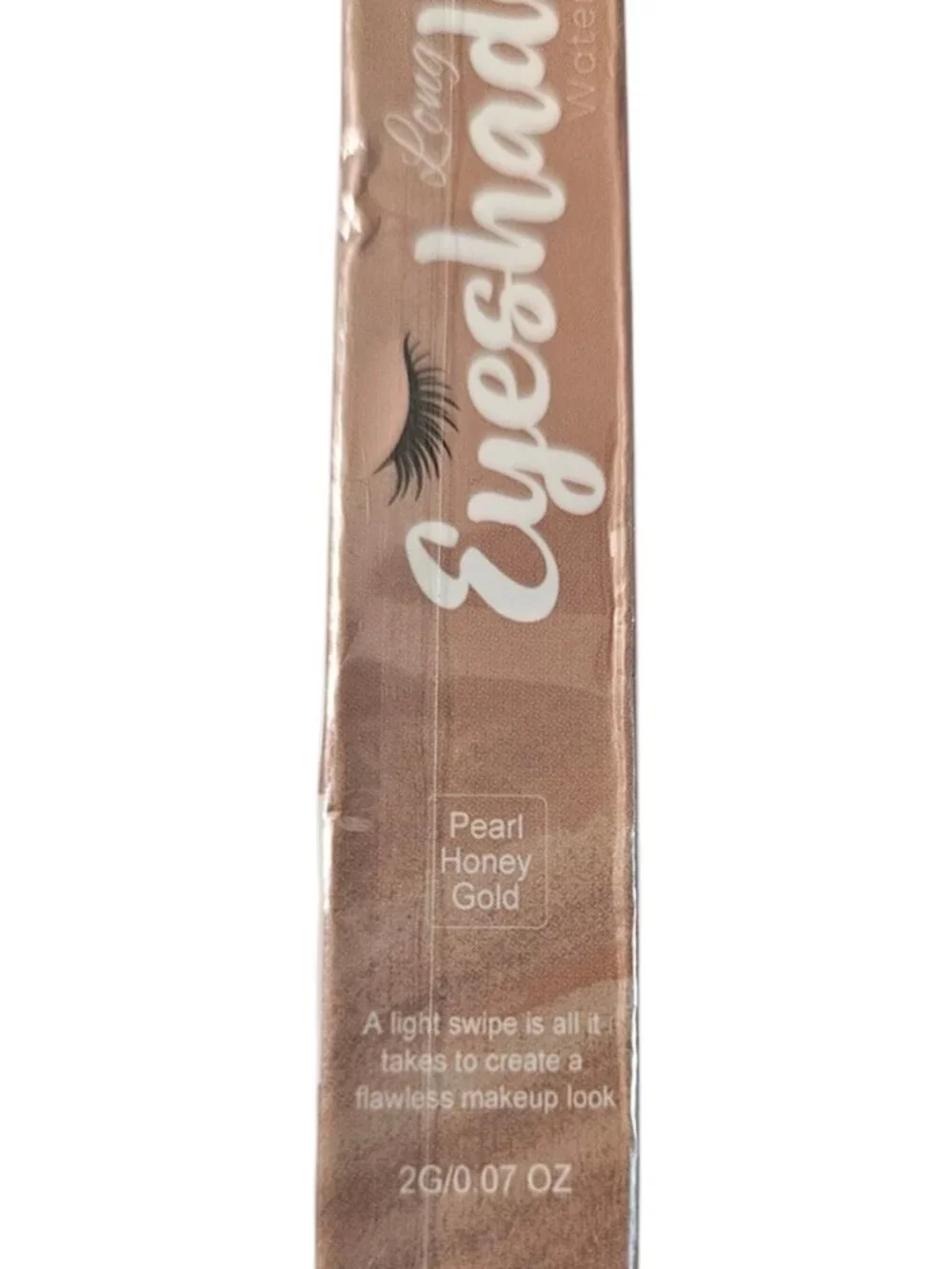 Long Lasting Eyeshadow Stick, Pearl Honey Gold, Water Resistant Crayon